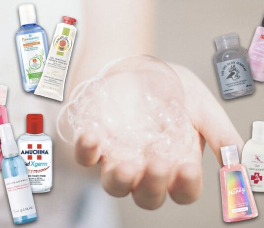 igienizzante o detergente per le mani